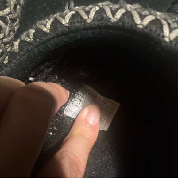 Ugg Tasman black slippers womens size 8 - Picture 4 of 7